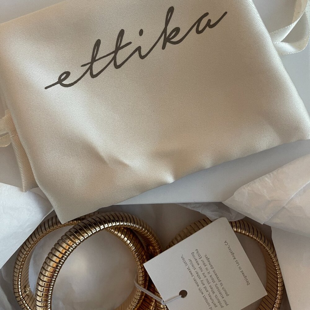 Flex Snake Chain Stretch Bracelet Set by Ettika - Picture 4 of 6